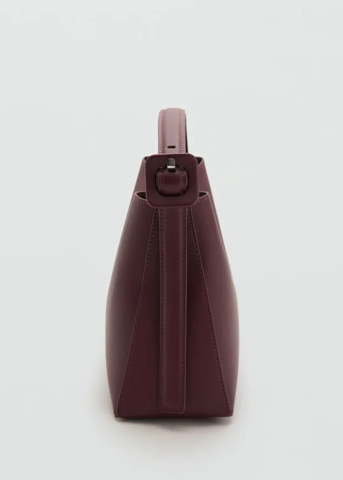 Mini torba typu shopper z klamrą Mini torba typu shopper z klamrą