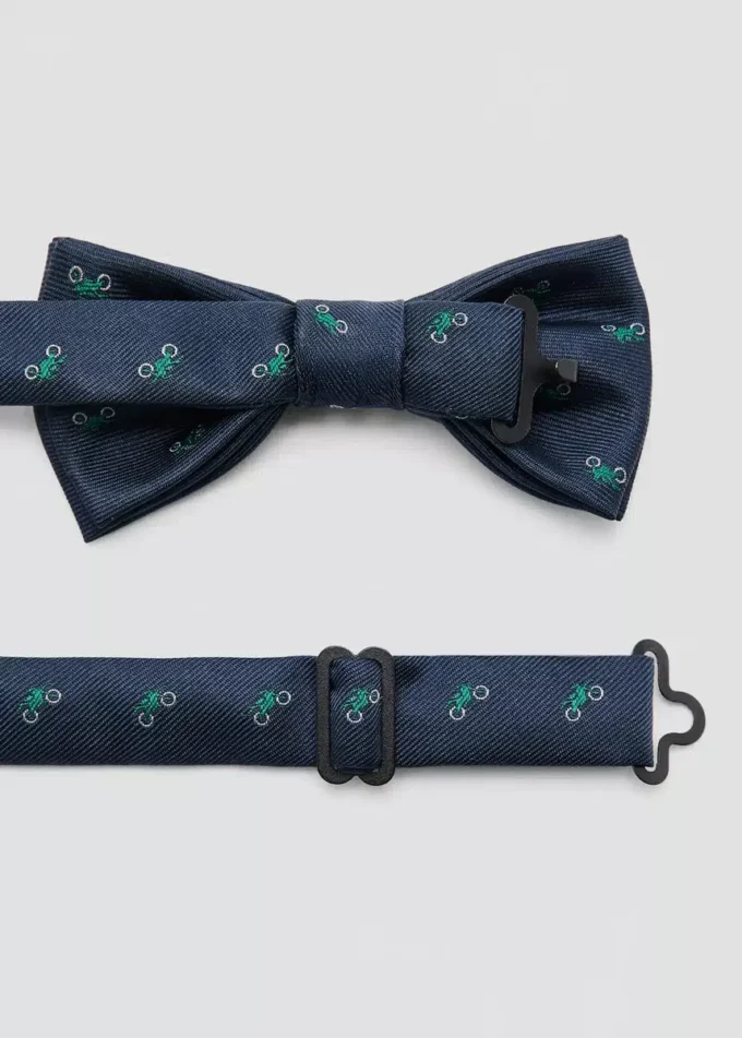 Muszka z nadrukiem motocykla Muszka z nadrukiem motocykla