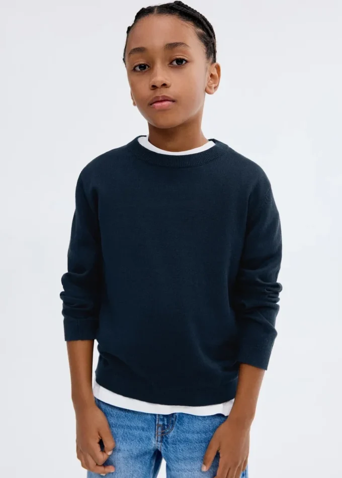 Niezbędny sweter z mieszanki bawełny