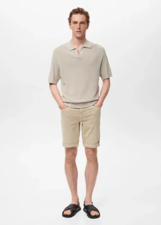 Obcisłe bermudy jeansowe Obcisłe bermudy jeansowe