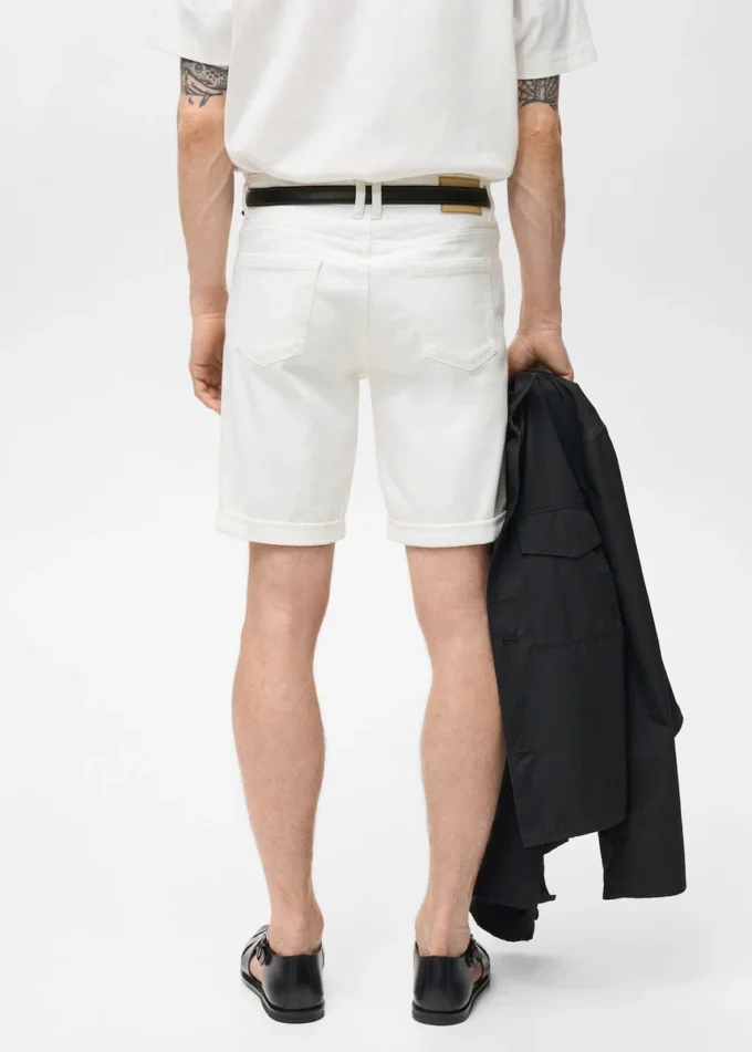 Obcisłe bermudy jeansowe Obcisłe bermudy jeansowe