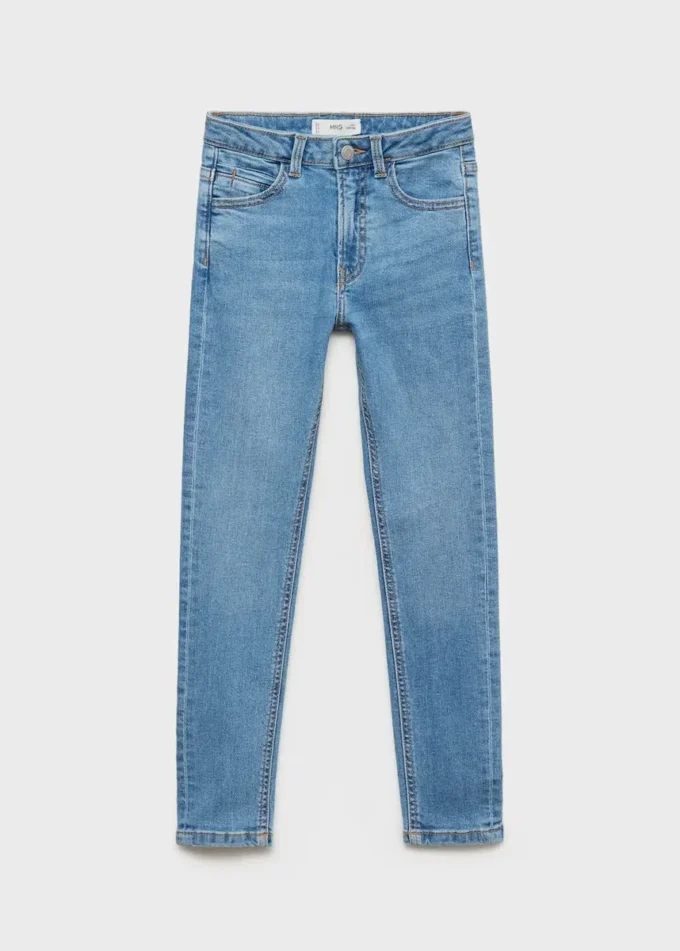 Obcisłe dżinsy z haftowaną gwiazdą Obcisłe dżinsy z haftowaną gwiazdą