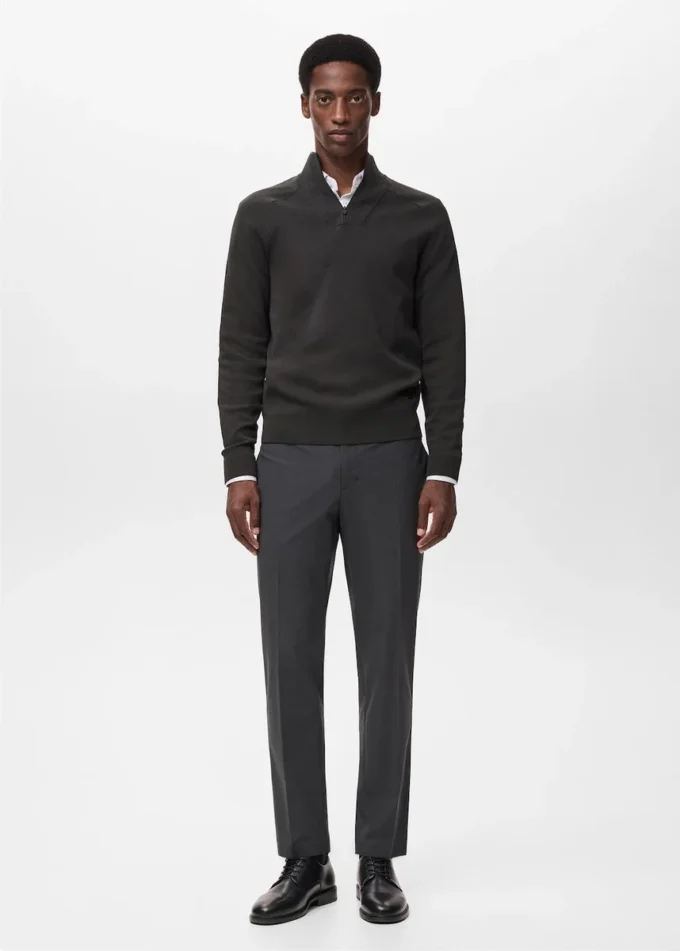 Oddychający sweter z zamkiem błyskawicznym Oddychający sweter z zamkiem błyskawicznym