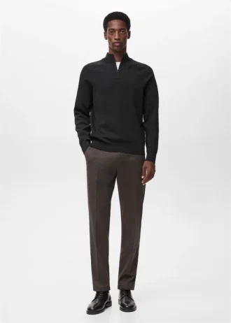 Oddychający sweter z zamkiem błyskawicznym