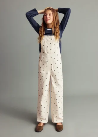 Odzież robocza w kwiatowy wzór