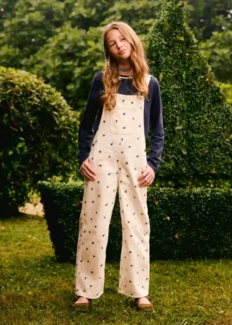 Odzież robocza w kwiatowy wzór