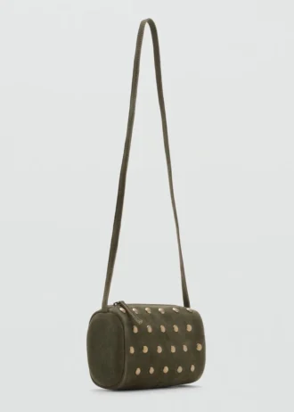 Okrągła skórzana torba