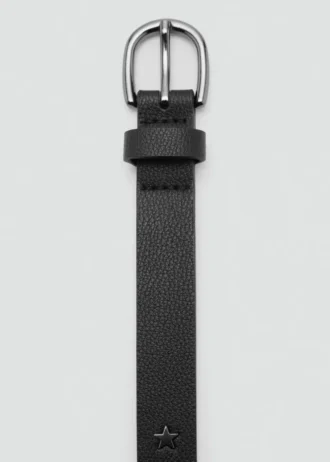 Pasek z ćwiekami w kształcie gwiazdek