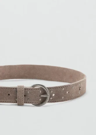 Pasek ze skóry z ćwiekami