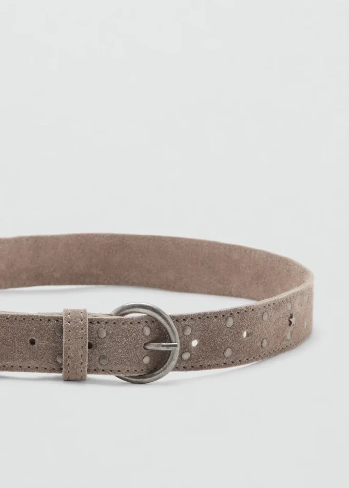 Pasek ze skóry z ćwiekami Pasek ze skóry z ćwiekami