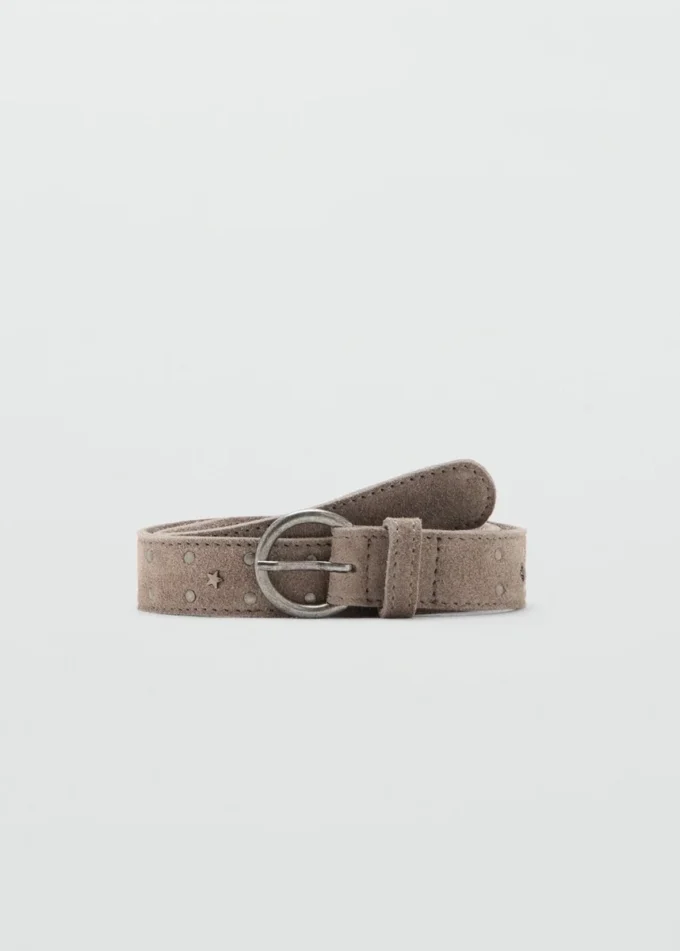 Pasek ze skóry z ćwiekami Pasek ze skóry z ćwiekami