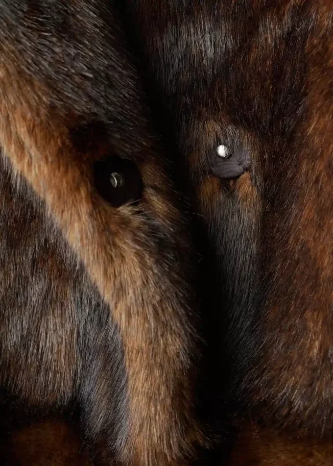 Płaszcz midi z imitacji futra Płaszcz midi z imitacji futra