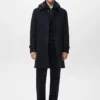 Płaszcz wełniany z odpinanym kapturem Płaszcz wełniany z odpinanym kapturem