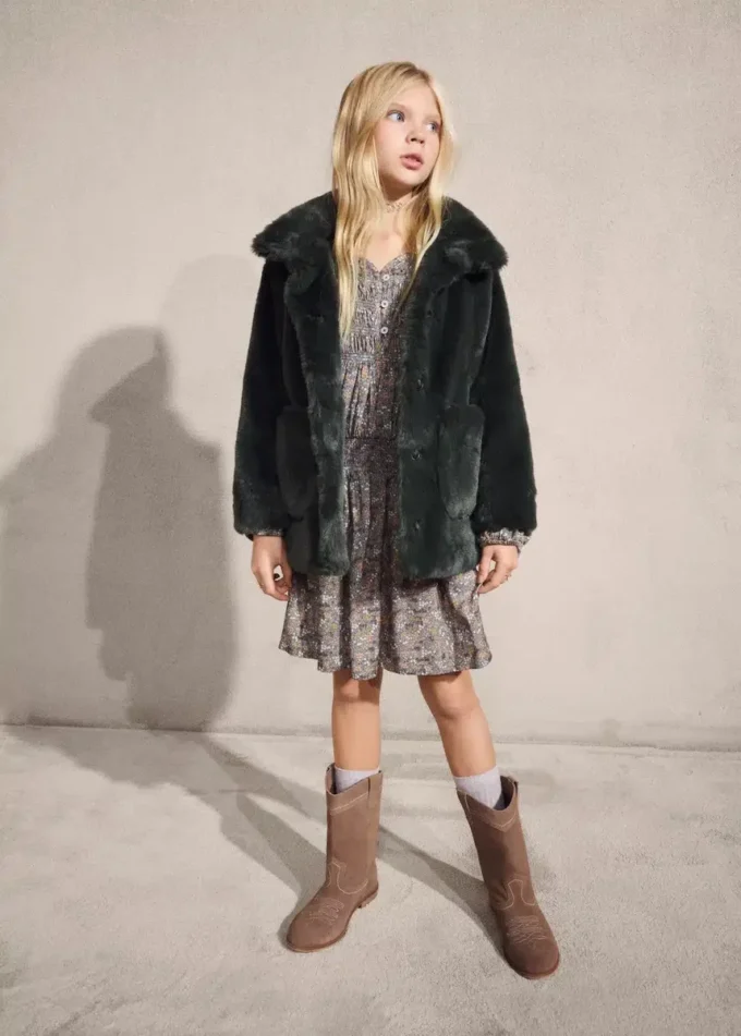 Płaszcz ze sztucznego futra Płaszcz ze sztucznego futra