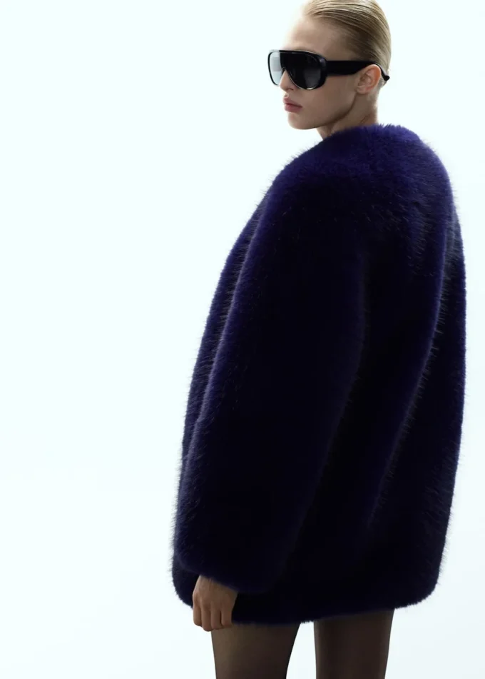 Płaszcz ze sztucznego futra Płaszcz ze sztucznego futra