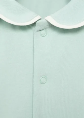 Piżama body z kołnierzykiem babydoll