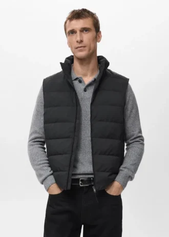 Pikowana kamizelka z wypełnieniem z puchu i pierza Pikowana kamizelka z wypełnieniem z puchu i pierza