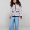 Pikowana kurtka z kwiatowym nadrukiem Pikowana kurtka z kwiatowym nadrukiem