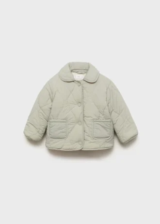 Pikowana kurtka z podszewką z owczej skóry