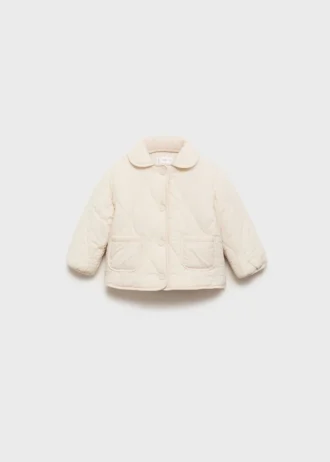 Pikowana kurtka z podszewką z owczej skóry