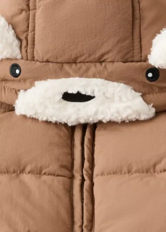 pikowany paszcz z efektem futra 2 330x462 - Pikowany płaszcz z efektem futra