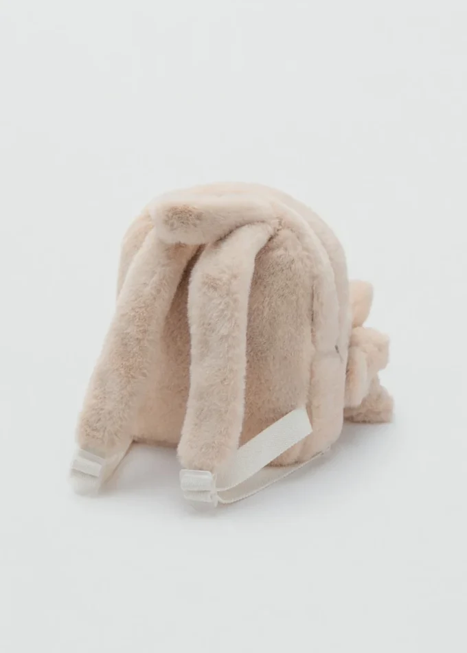 Plecak z futerkiem królika Plecak z futerkiem królika