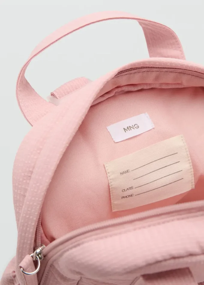 Plecak z zawieszką w kształcie baleriny Plecak z zawieszką w kształcie baleriny