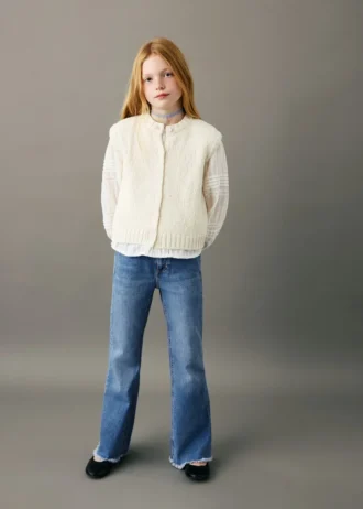 Postrzępione jeansy skinny z niskim stanem