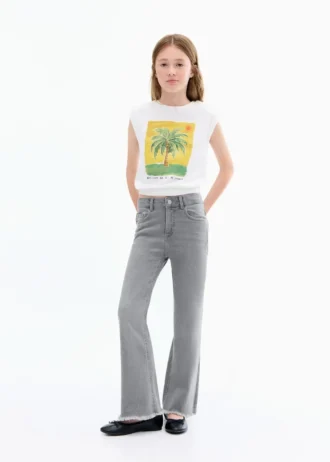 Postrzępione jeansy skinny z niskim stanem