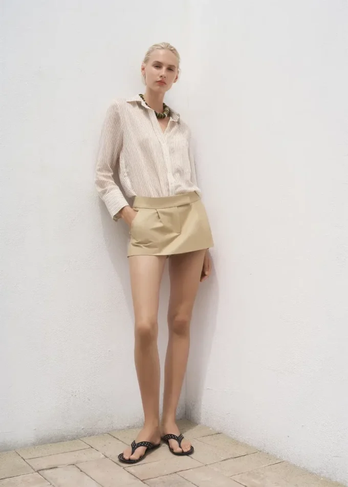 Półprzezroczysta koszula w paski Półprzezroczysta koszula w paski