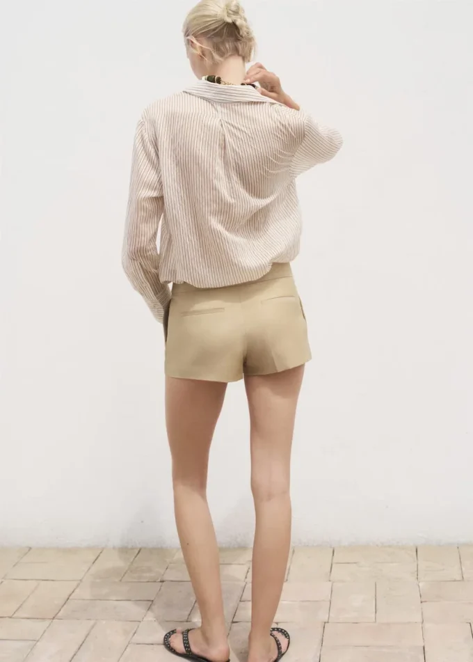 Półprzezroczysta koszula w paski Półprzezroczysta koszula w paski