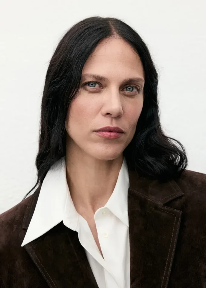 Prosta marynarka z zamszu Prosta marynarka z zamszu