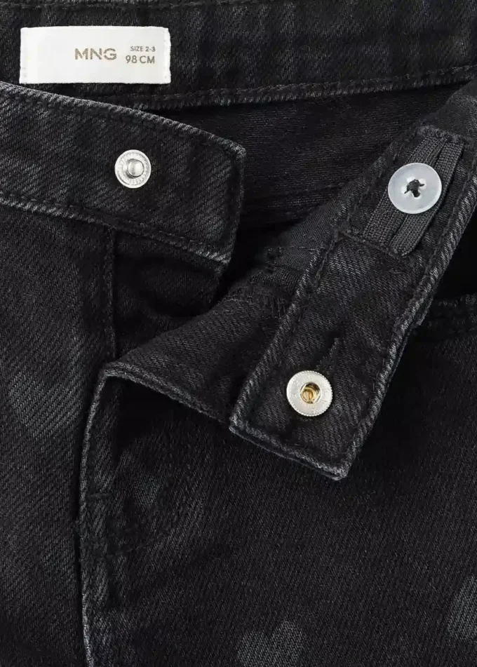 Proste dżinsy z sercami Proste dżinsy z sercami