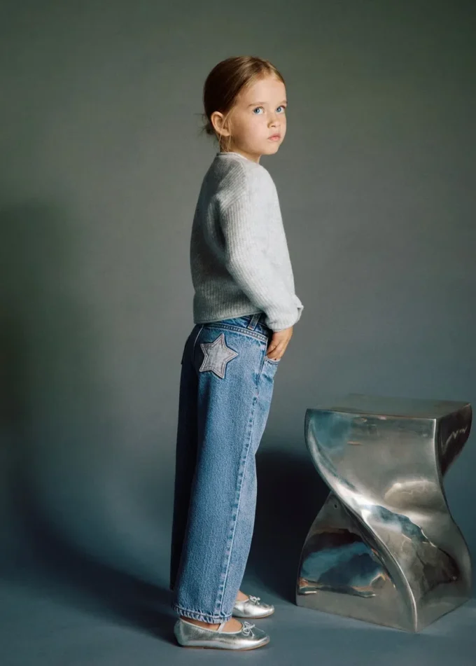 Proste jeansy bawełniane Proste jeansy bawełniane