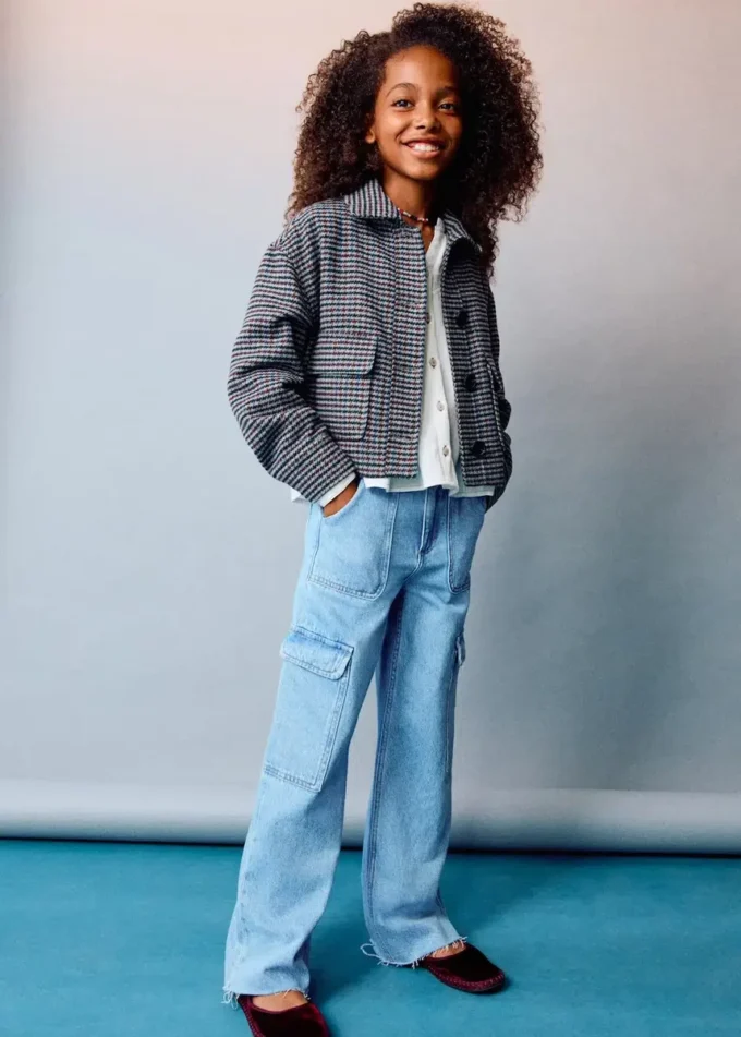 Proste jeansy cargo Proste jeansy cargo