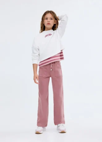 Proste jeansy z kieszeniami