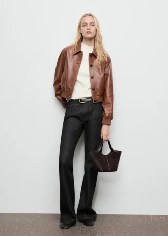 Proste jeansy z niskim stanem