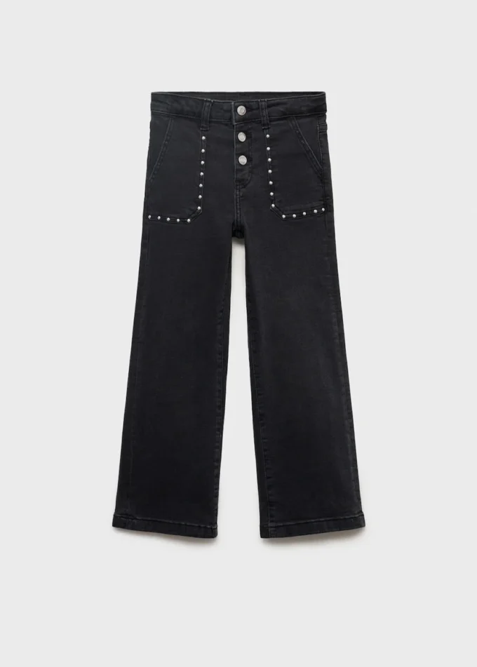 Proste jeansy z ćwiekami Proste jeansy z ćwiekami