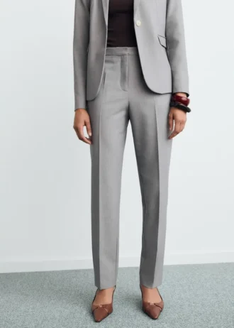 Proste spodnie garniturowe