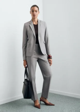 Proste spodnie garniturowe