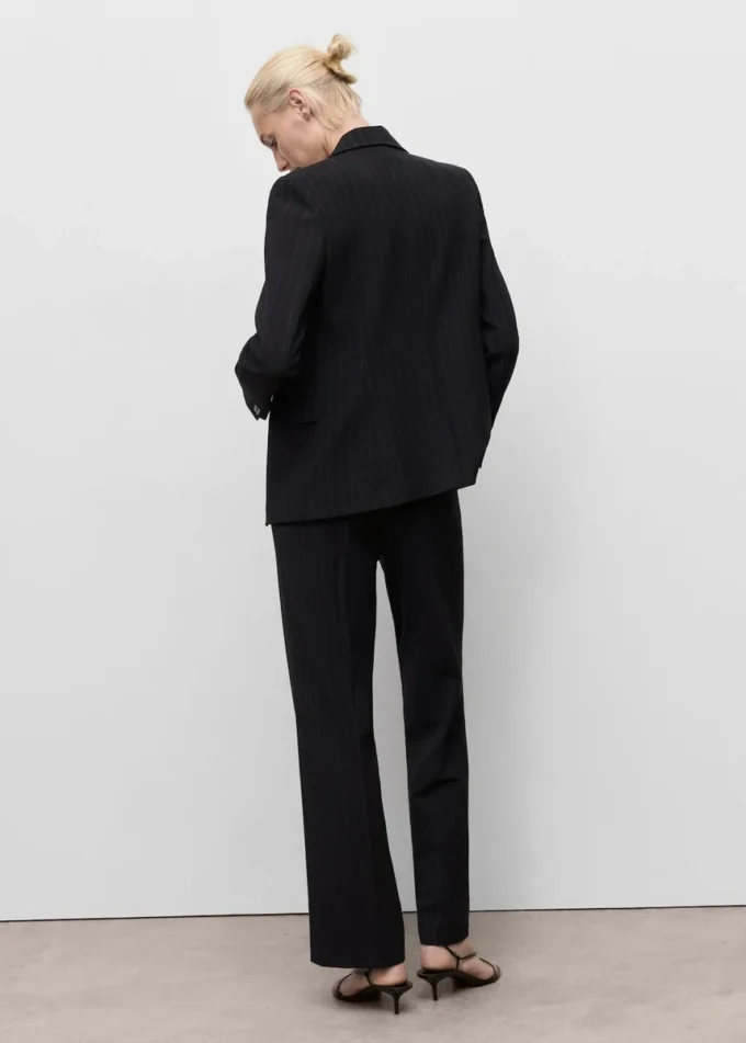 Proste spodnie garniturowe Proste spodnie garniturowe