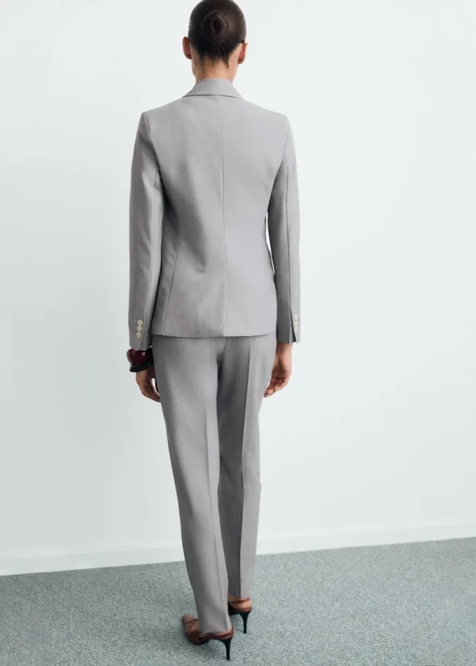 Proste spodnie garniturowe Proste spodnie garniturowe