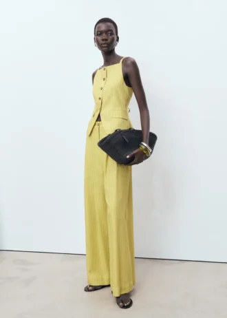 Proste spodnie garniturowe w paski