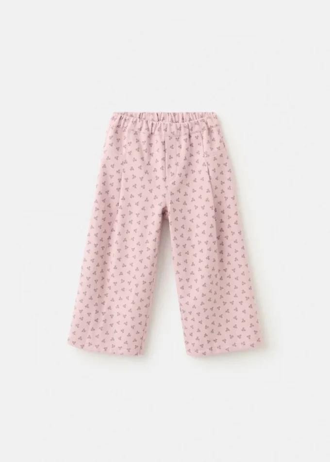 Proste spodnie w kwiaty Proste spodnie w kwiaty