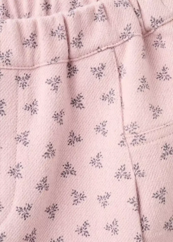 Proste spodnie w kwiaty Proste spodnie w kwiaty