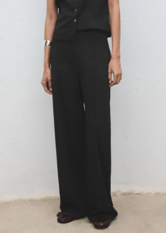 Proste spodnie z elastyczną talią