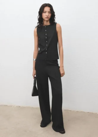 Proste spodnie z elastyczną talią