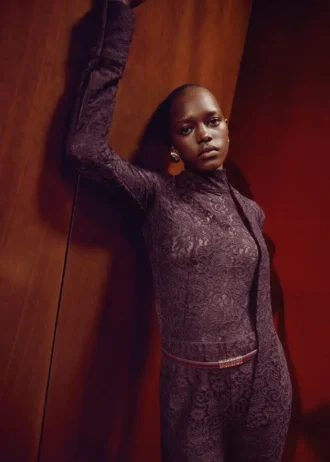 Proste spodnie z koronki Proste spodnie z koronki