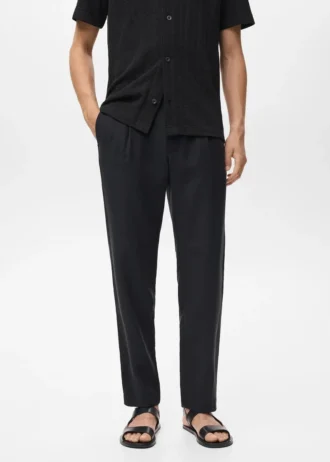 Proste spodnie z zakładkami Proste spodnie z zakładkami