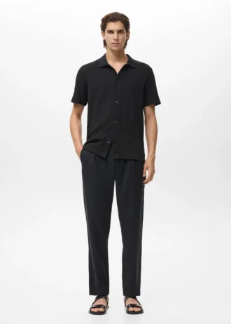 Proste spodnie z zakładkami Proste spodnie z zakładkami